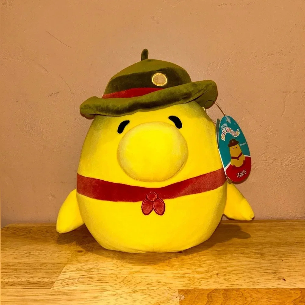 Brand new with tags 7.5” WoodStock Squishmellow from The Peanuts. Collectible